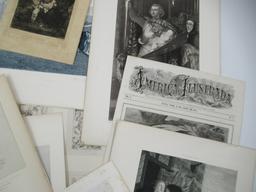 Variety Illustration/Lithograph Print Lot