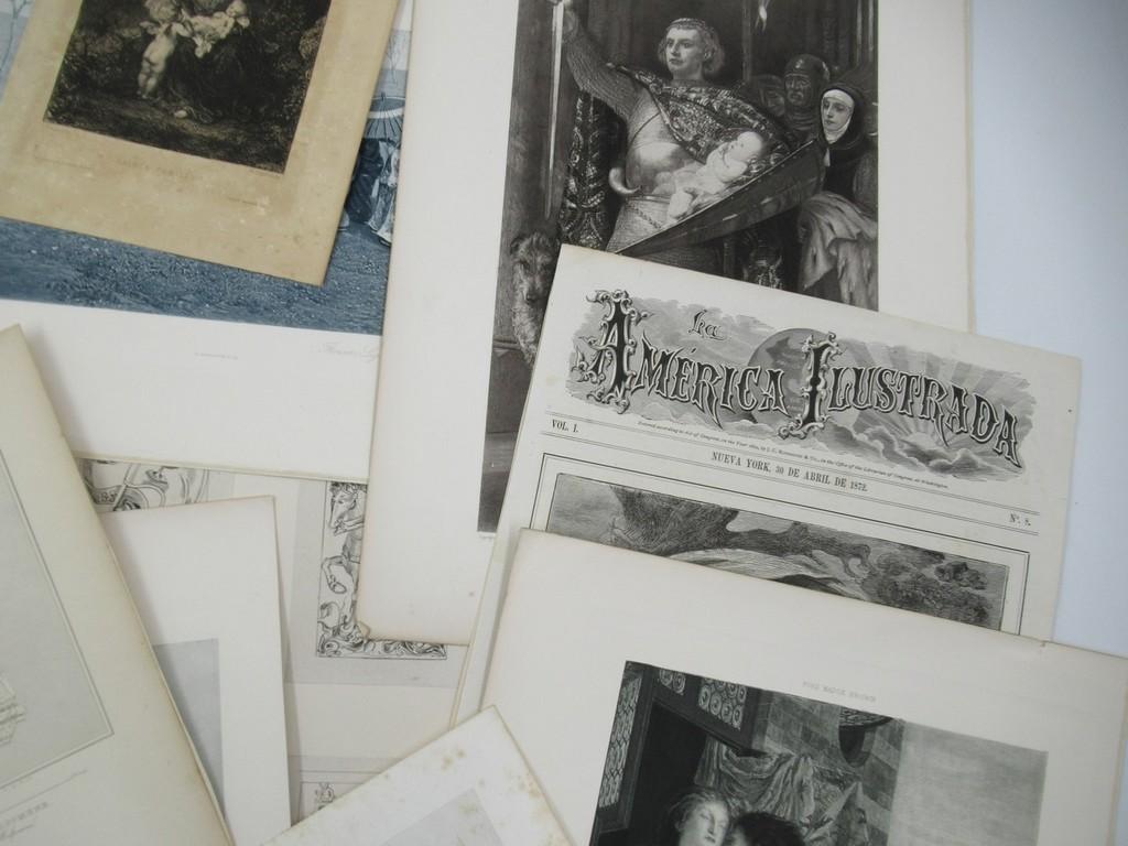 Variety Illustration/Lithograph Print Lot
