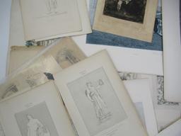 Variety Illustration/Lithograph Print Lot