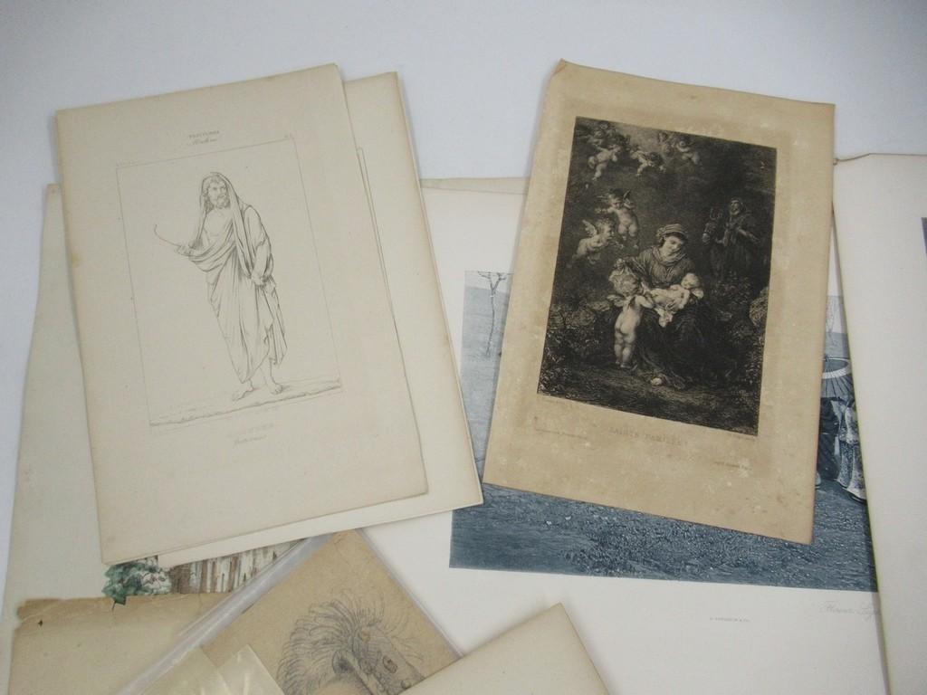 Variety Illustration/Lithograph Print Lot