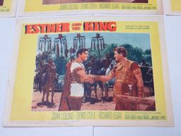 Esther and the King 1960 Lobby Card Set of (7)