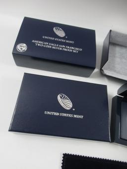 2012 SF Two-Coin Silver Proof Set