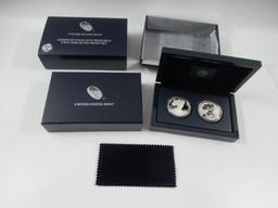 2012 SF Two-Coin Silver Proof Set