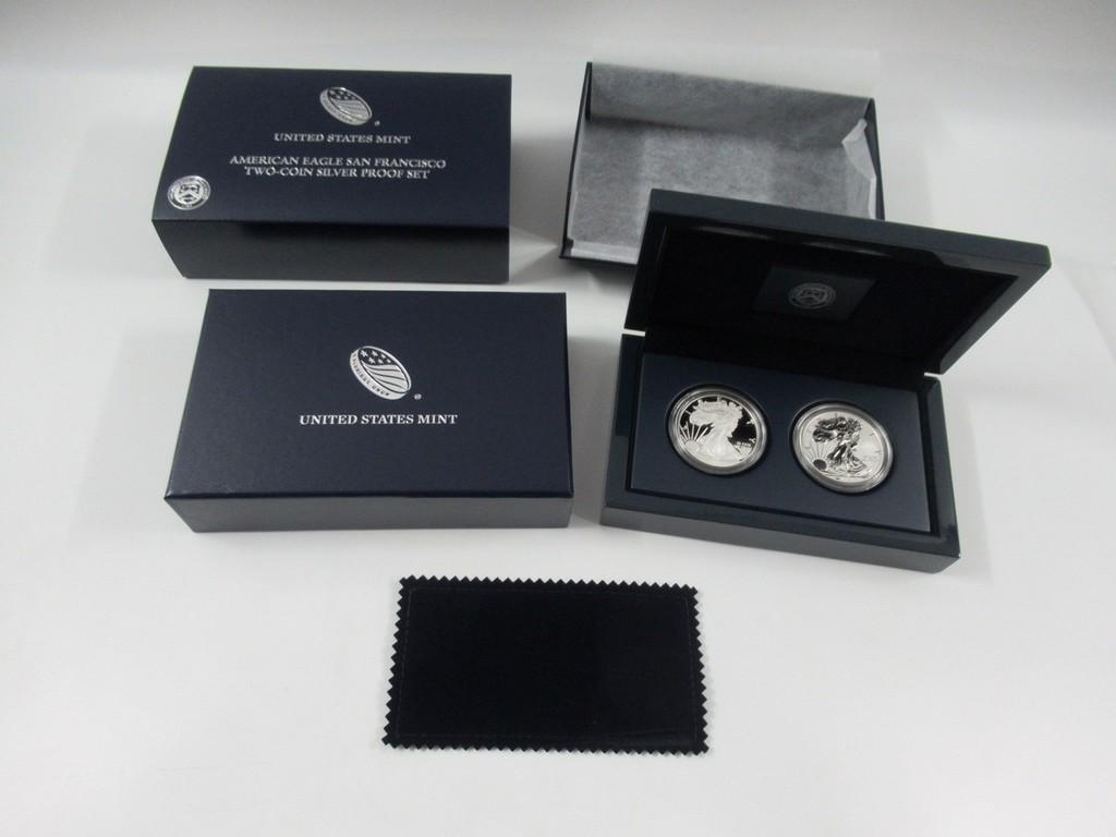 2012 SF Two-Coin Silver Proof Set