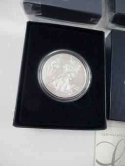 2015 US Mint Silver Unc American Eagle Lot of 3