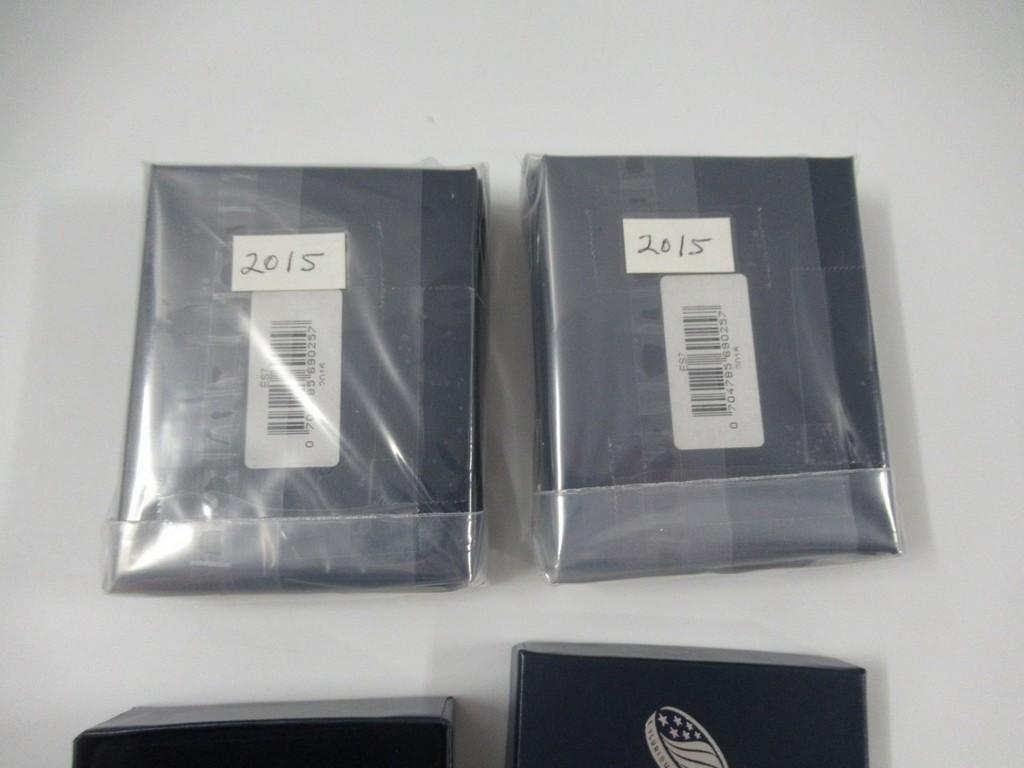 2015 US Mint Silver Unc American Eagle Lot of 3