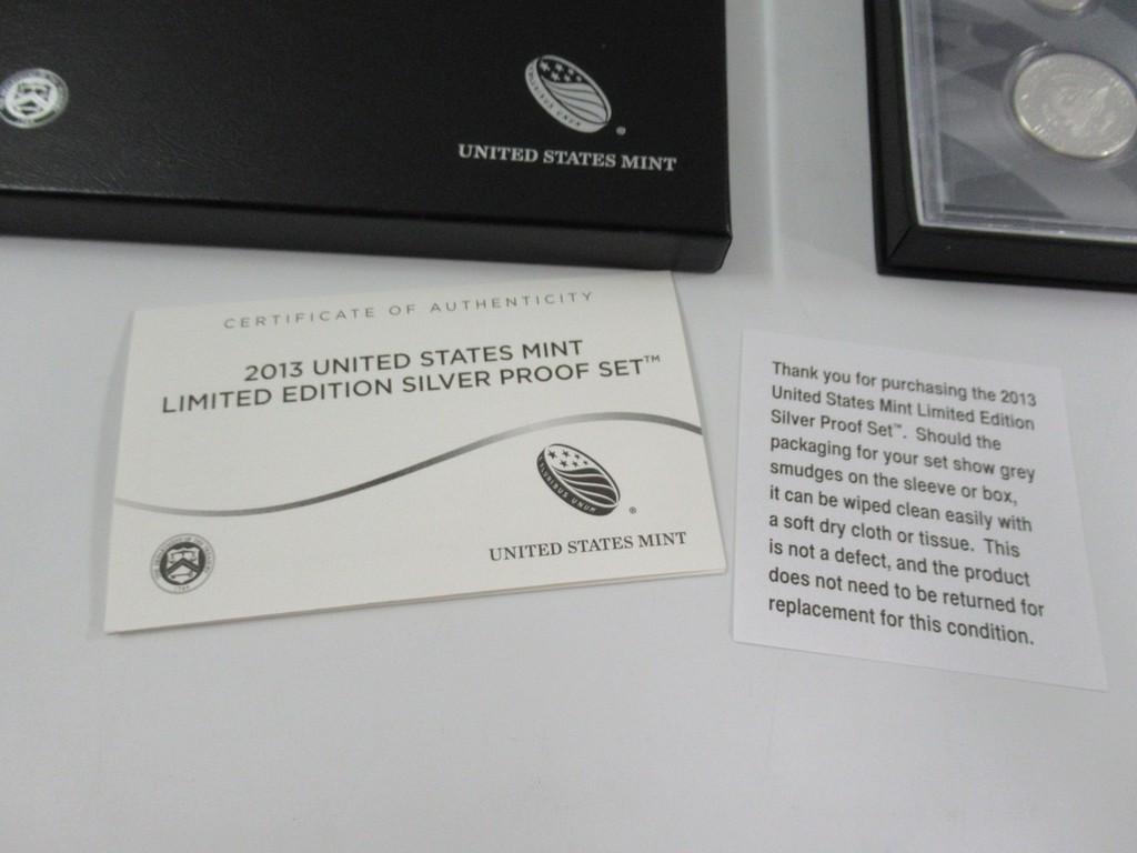 2013 US Mint Limited Edition Silver Proof Set