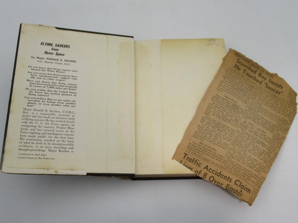 Flying Saucers from Outer Space 1953/Major Donald E. Keyhoe First Edition