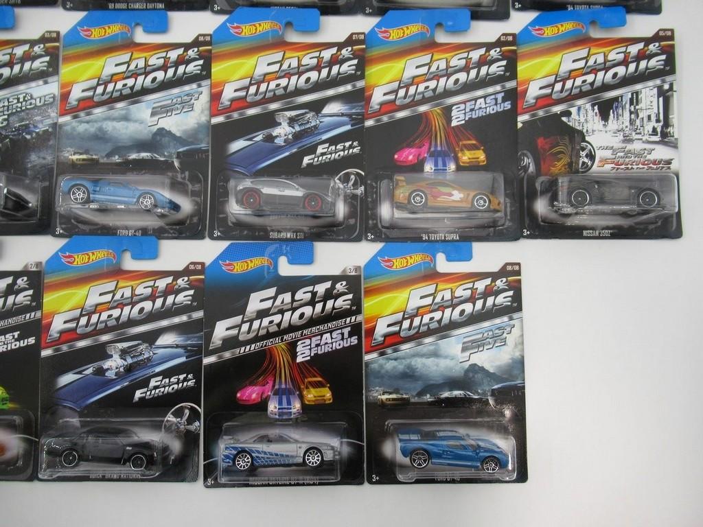 Hot Wheels Fast & Furious Car Lot of (23)