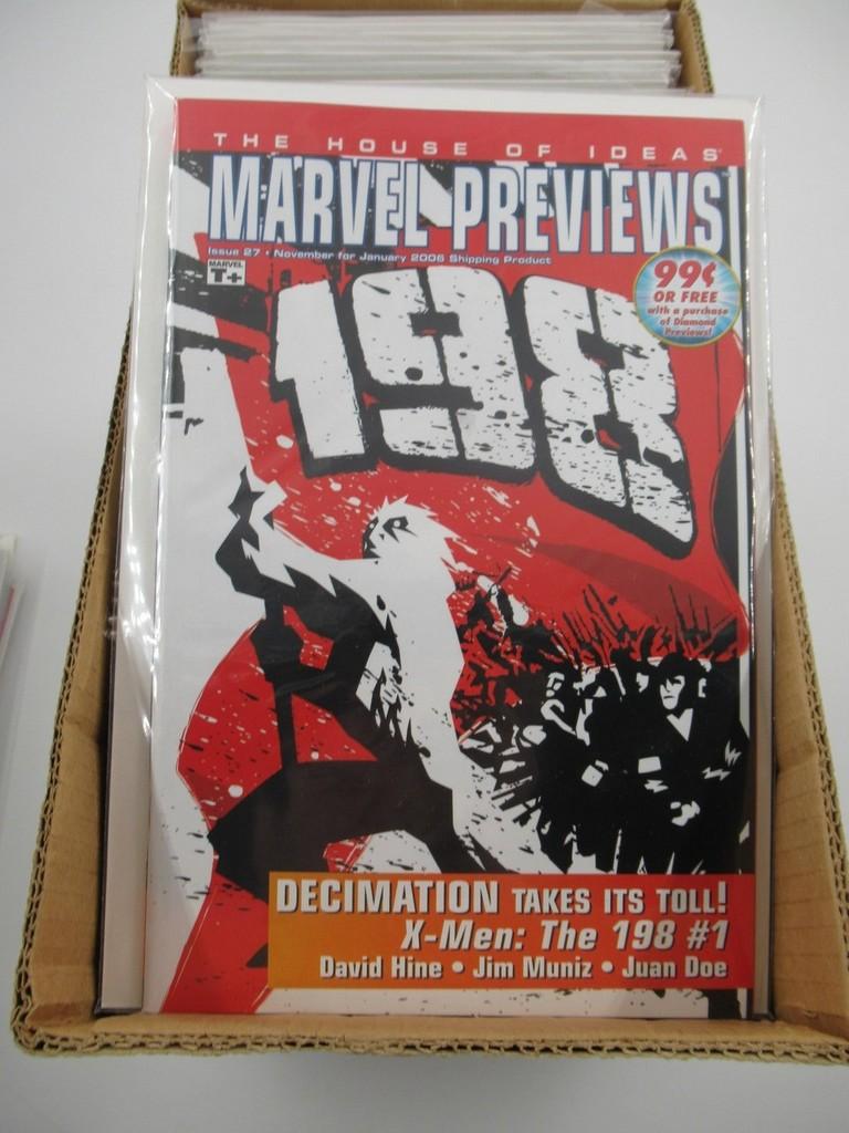 Marvel Previews Short Box