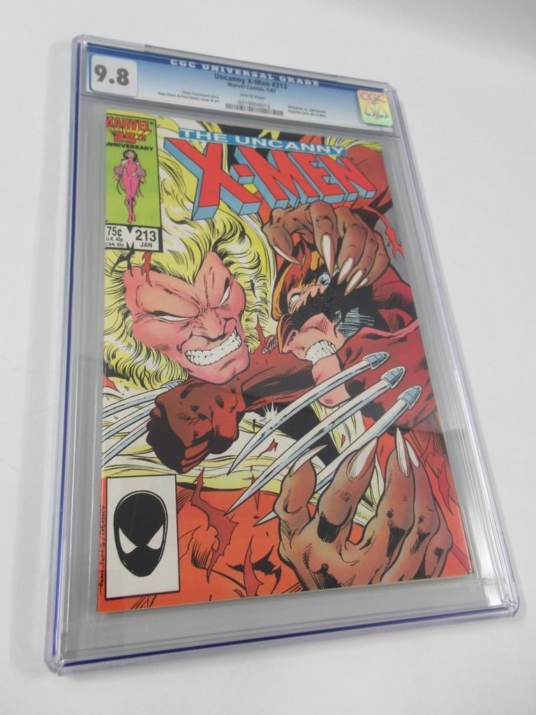 Uncanny X-Men #213 CGC 9.8 Wolverine/Sabretooth