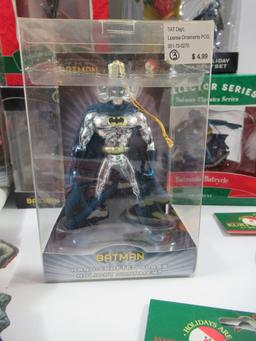 Batman + Related Ornaments + Stockings