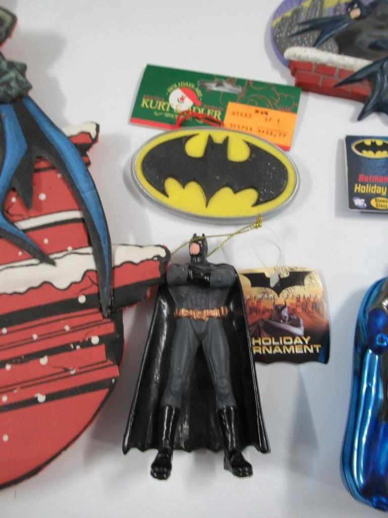 Batman + Related Ornaments + Stockings