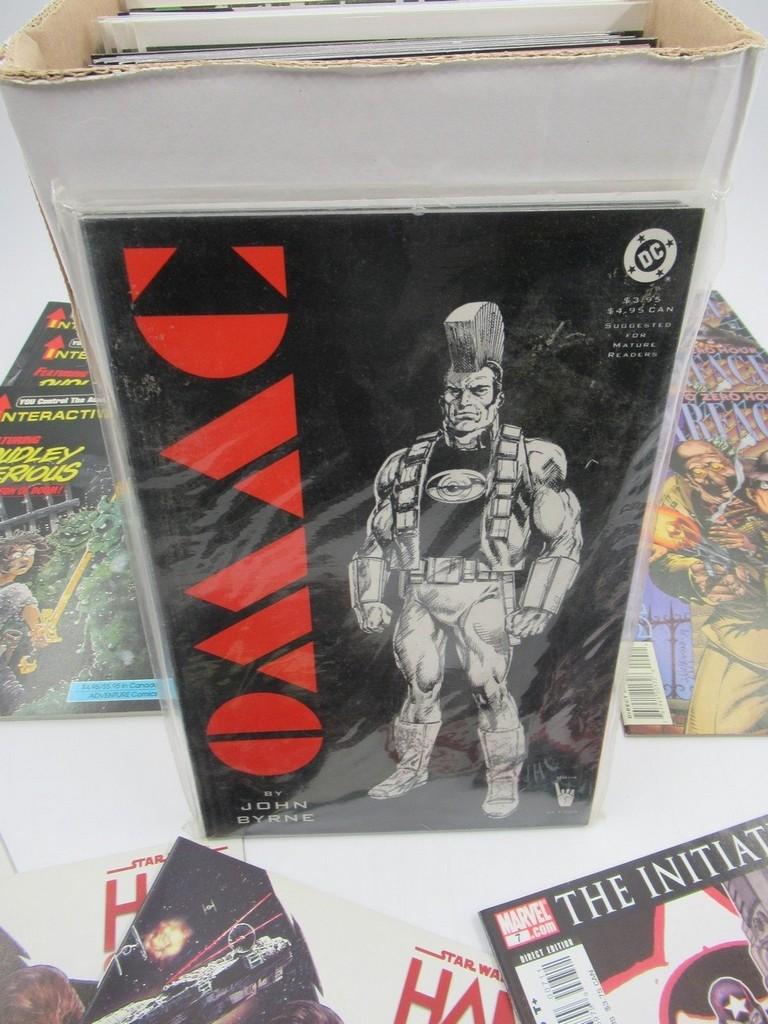 Assorted Comic Books Short Box