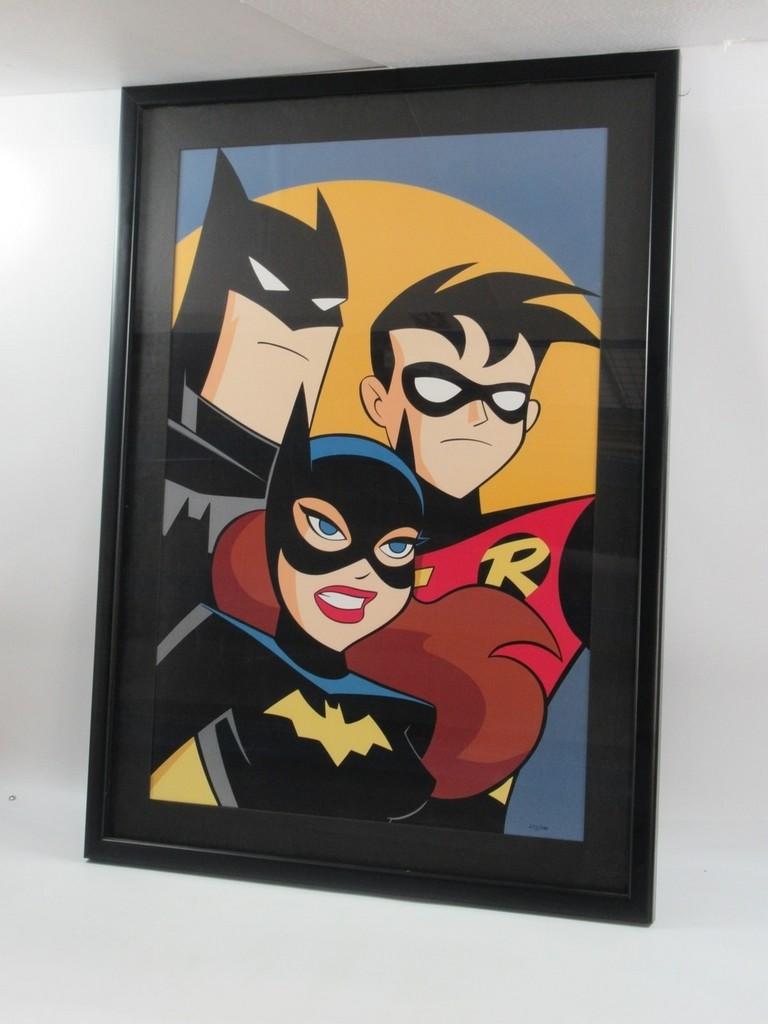 Batman/Robin/Batgirl Framed Ltd. Ed. Lithograph