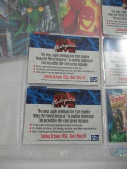 Marvel Masterpieces Series 1 Card Set + Chase Cards + More