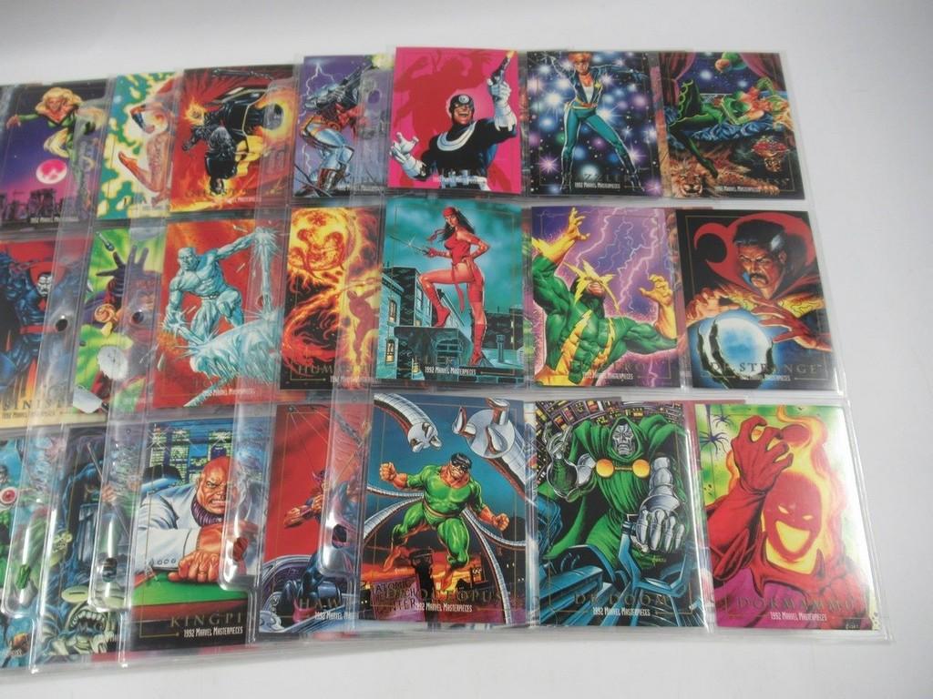 Marvel Masterpieces Series 1 Card Set + Chase Cards + More