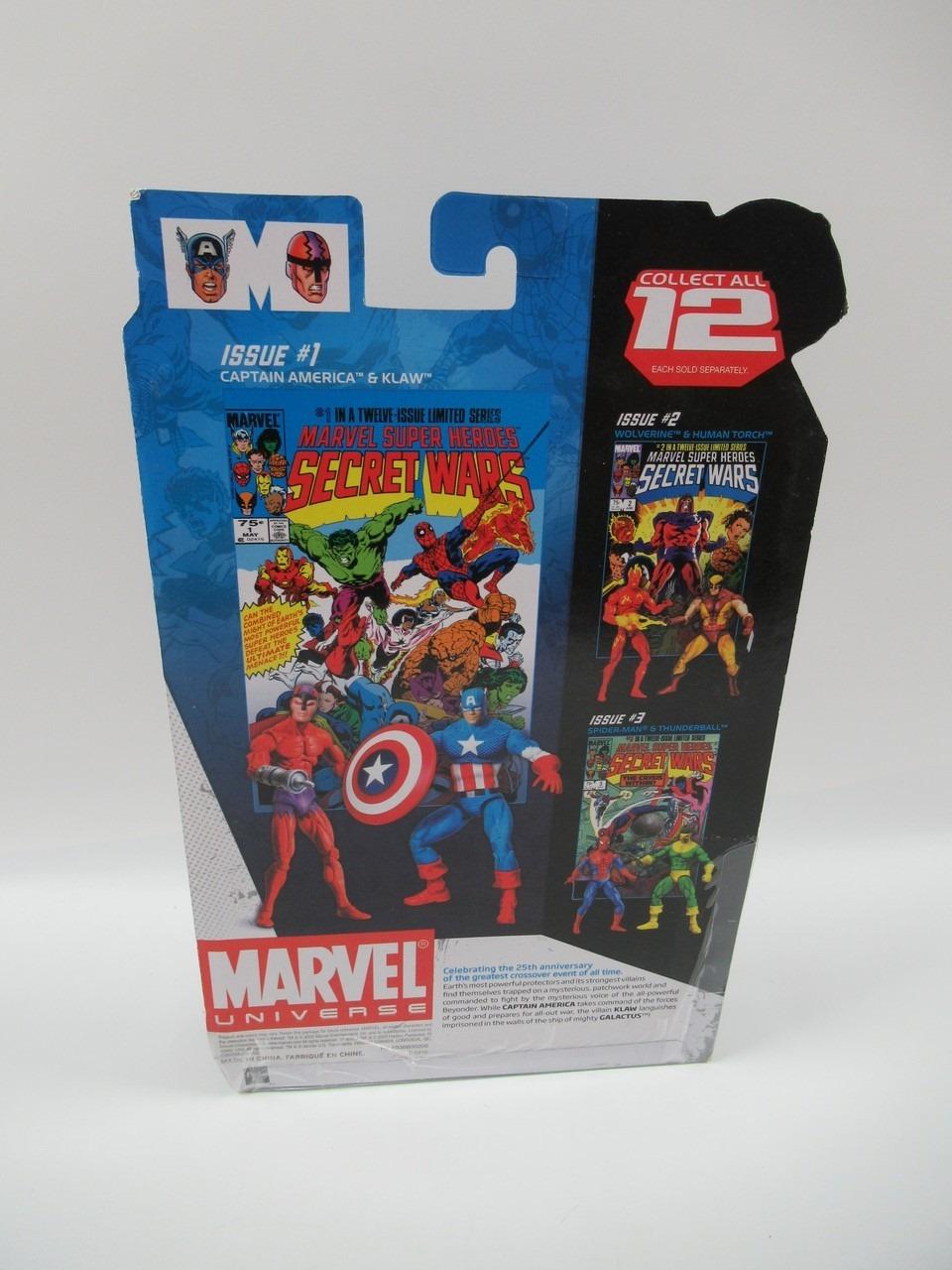 Marvel Universe Captain America + Klaw Secret Wars Set