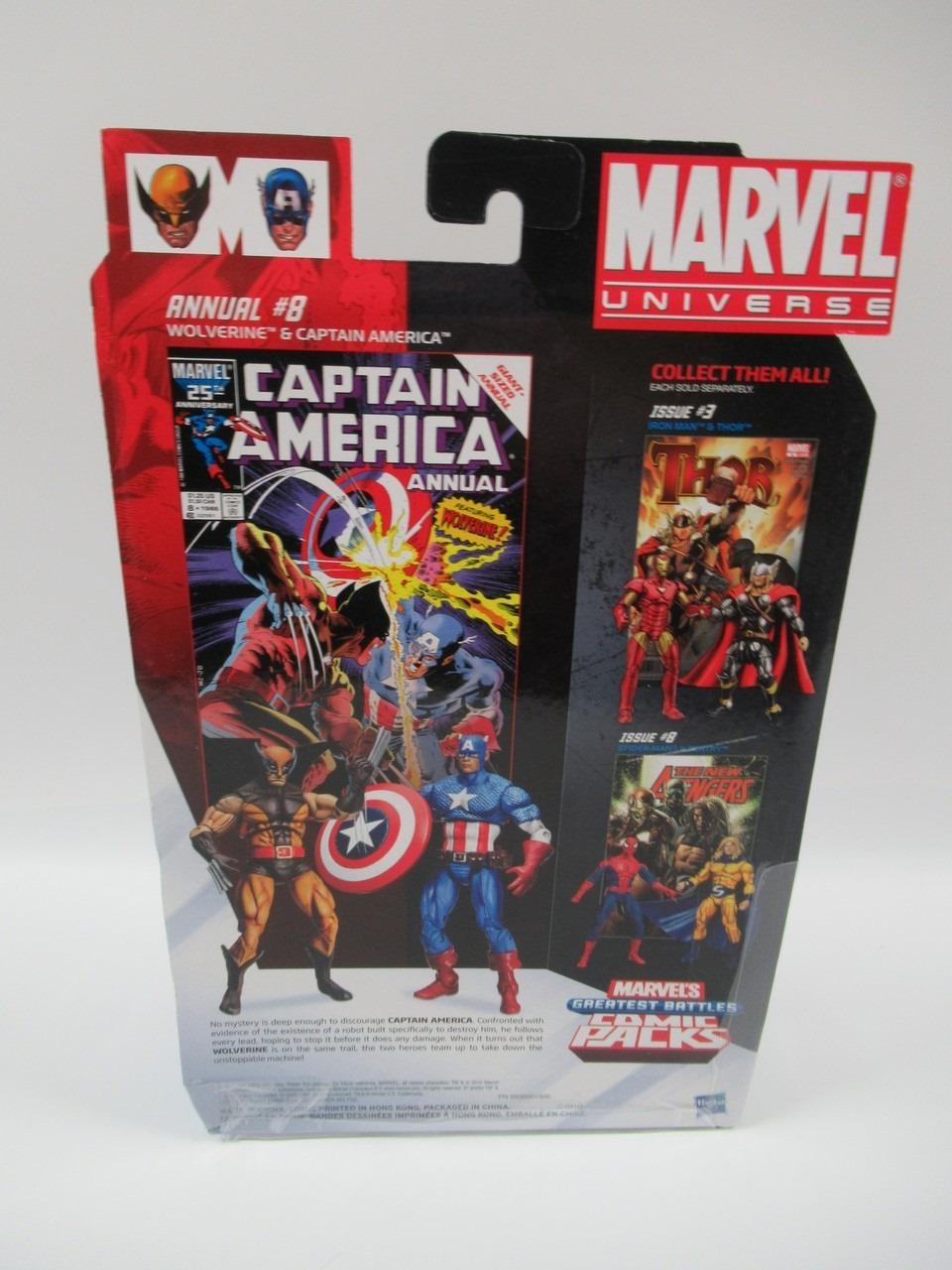Marvel Universe Wolverine + Captain America Greatest Battles Set