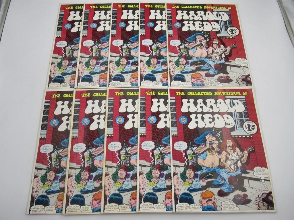 Harold Hedd (x10) 1972 Last Gasp Underground Comix
