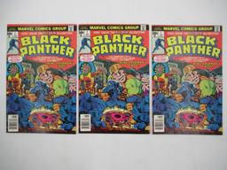 Black Panther #1 (x3)(1977) Jack Kirby!