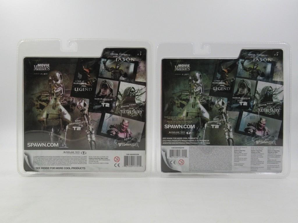 T2 Terminator T-800 Endoskeleton Figure Lot of (2)