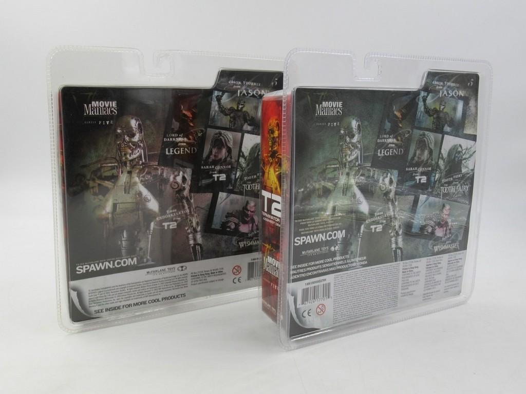 T2 Terminator T-800 Endoskeleton Figure Lot of (2)