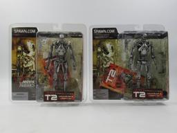 T2 Terminator T-800 Endoskeleton Figure Lot of (2)