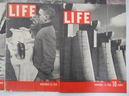 LIFE Magazine Lot of (7) 1936-1937/1st Issue