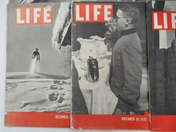 LIFE Magazine Lot of (7) 1936-1937/1st Issue