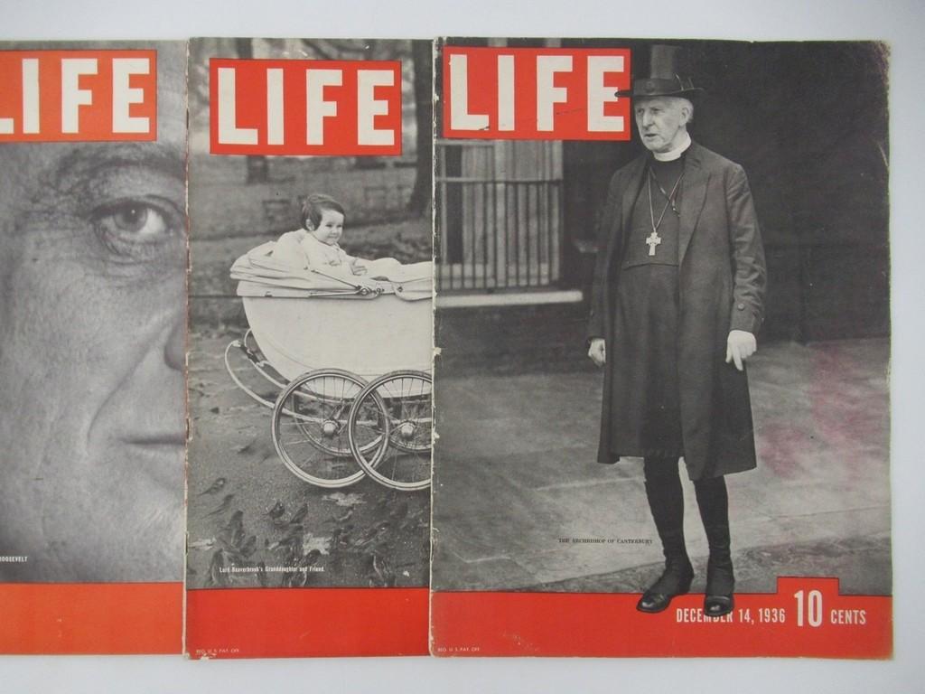 LIFE Magazine Lot of (7) 1936-1937/1st Issue