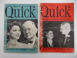 Quick News Weekly 1949-1950 Group of (8)