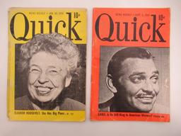 Quick News Weekly 1949-1950 Group of (8)