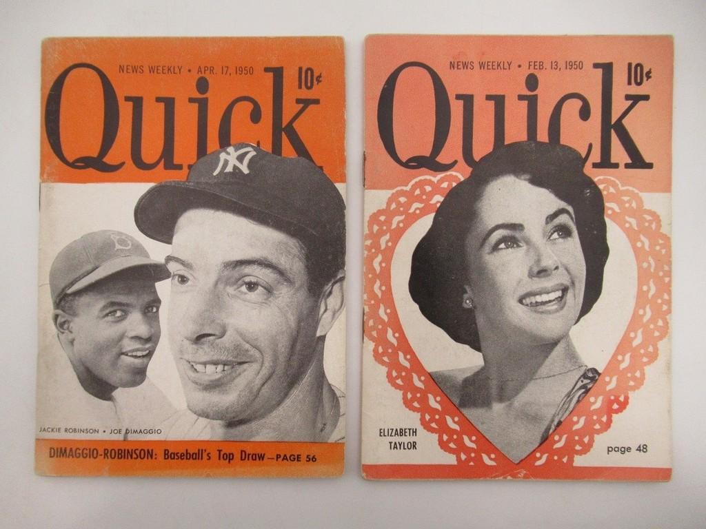 Quick News Weekly 1949-1950 Group of (8)