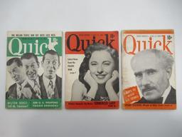 Quick News Weekly 1949-1950 Group of (8)