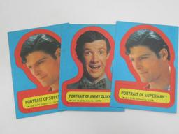 Superman the Movie Series 1 Card Set + 3 Stickers/Wrapper