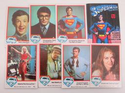 Superman the Movie Series 1 Card Set + 3 Stickers/Wrapper