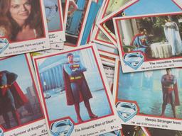 Superman the Movie Series 1 Card Set + 3 Stickers/Wrapper