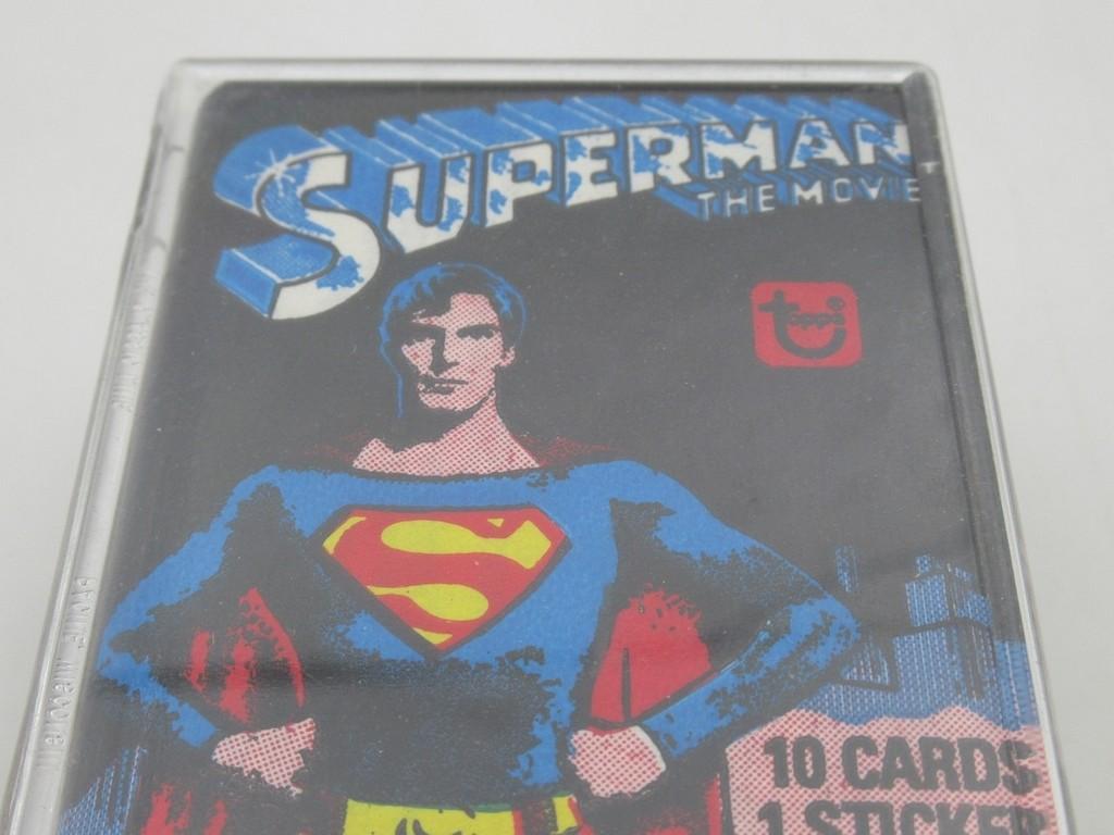 Superman the Movie Series 1 Card Set + 3 Stickers/Wrapper