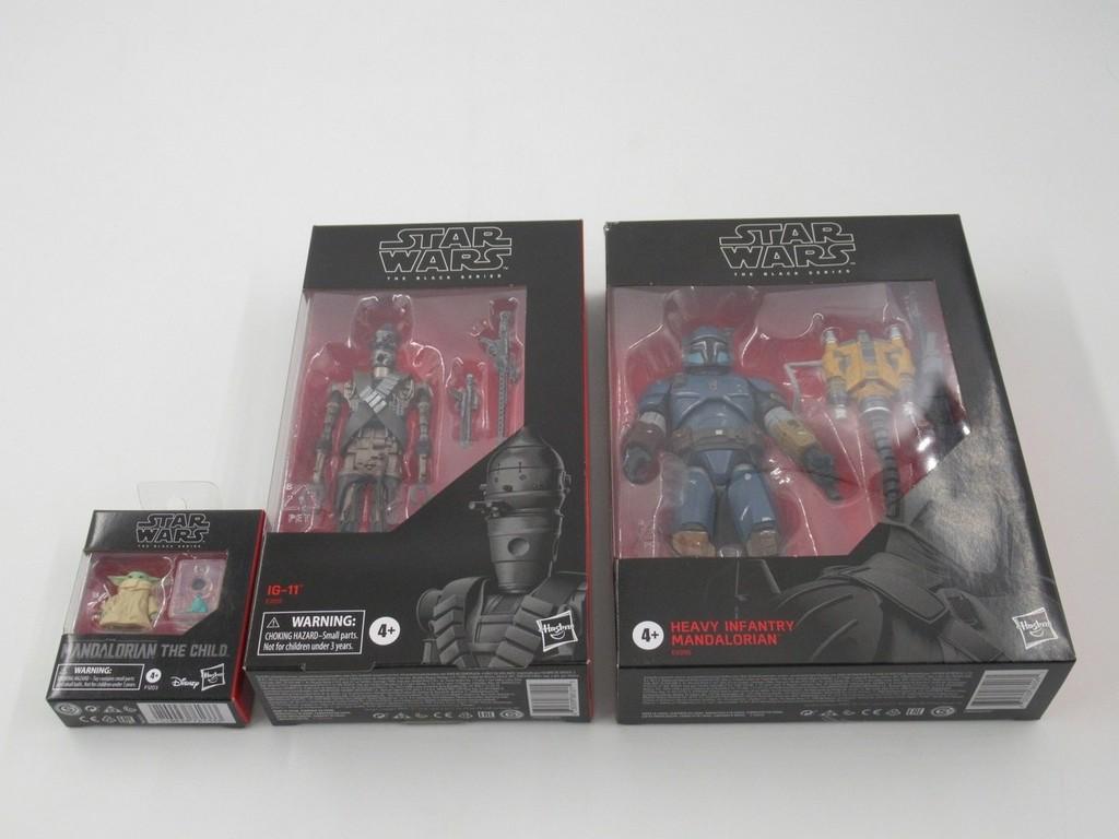 Mandalorian/IG-11 + Child Figures Star Wars Black Series