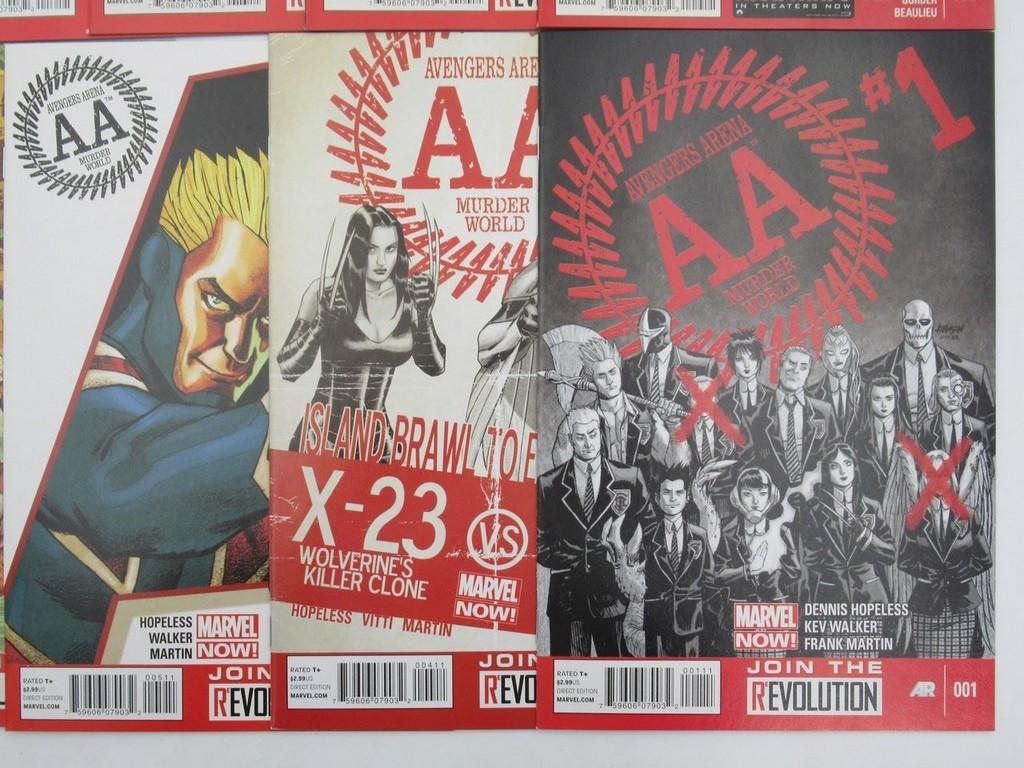 Avengers Arena Group of (11) #1-18