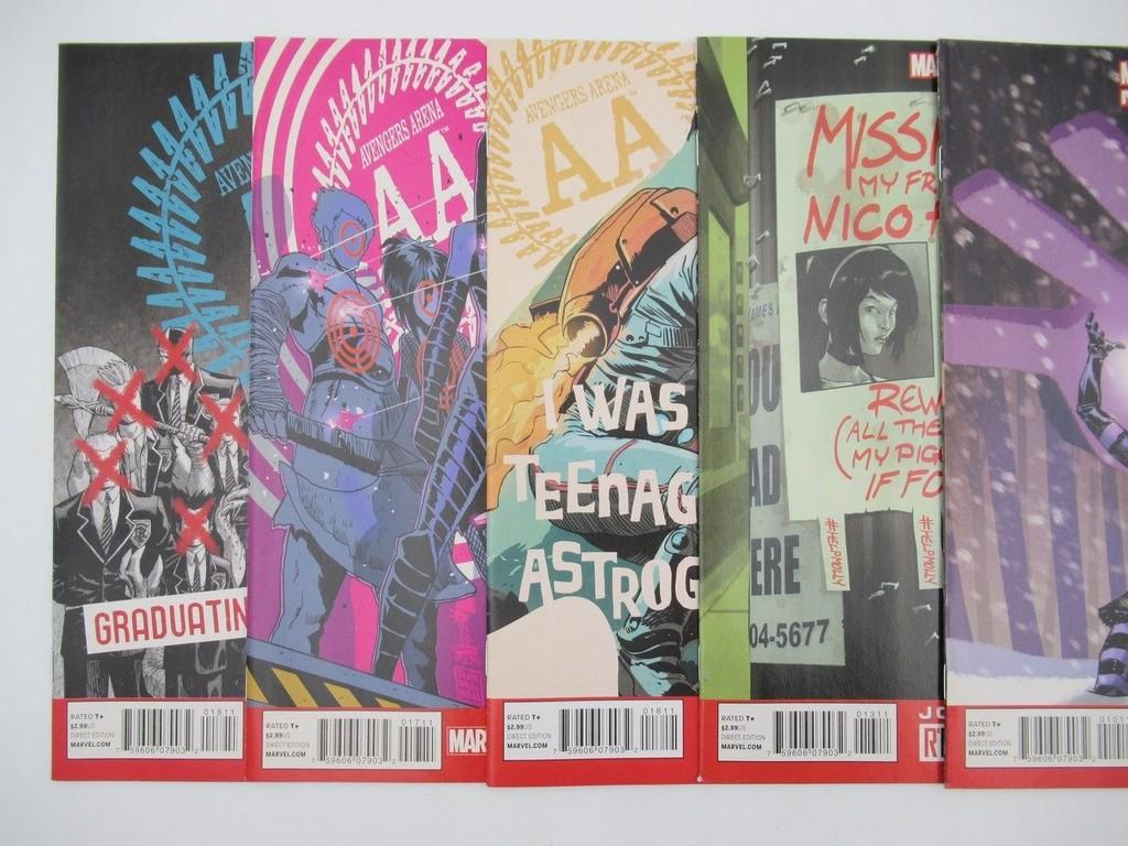 Avengers Arena Group of (11) #1-18