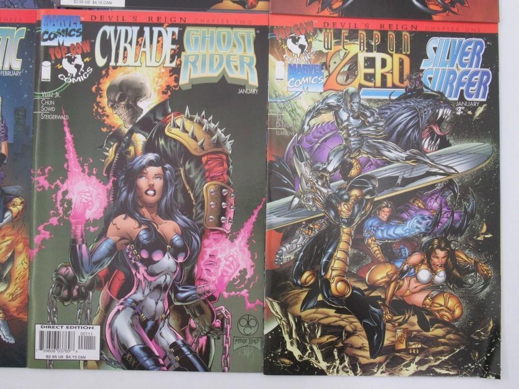 Devil's Reign/Marvel + Top Cow #1-7 (Set) + 2 Interludes