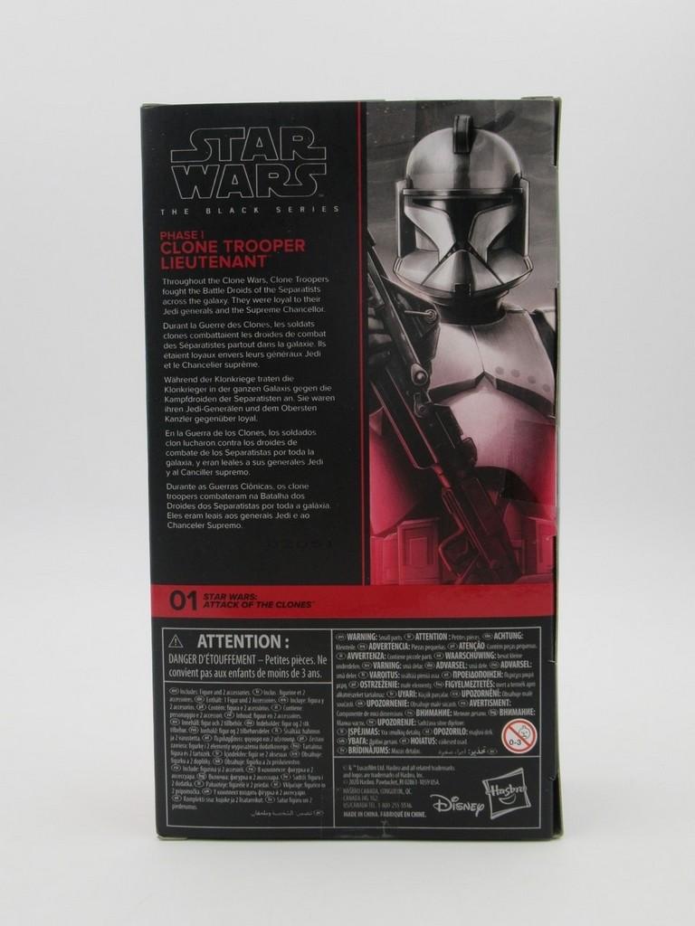 Aayla Secura/Clone Trooper Lieutenant Star Wars Black Series Figures