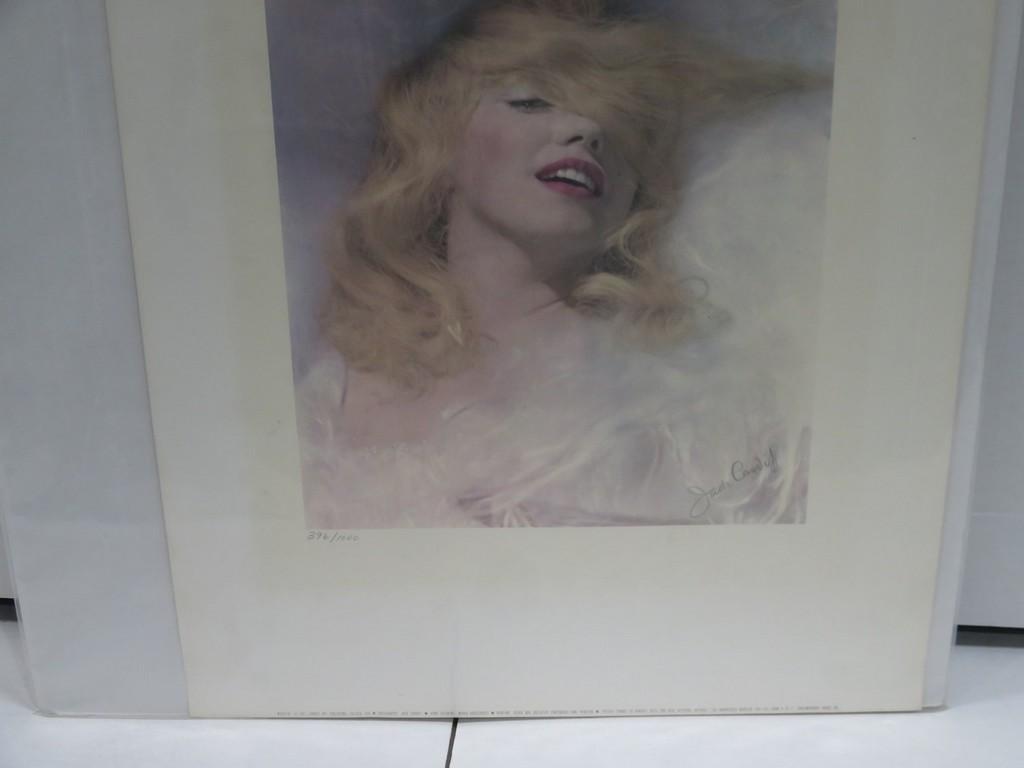 Marilyn Monroe Jack Cardiff Signed Fine Art Print 1987