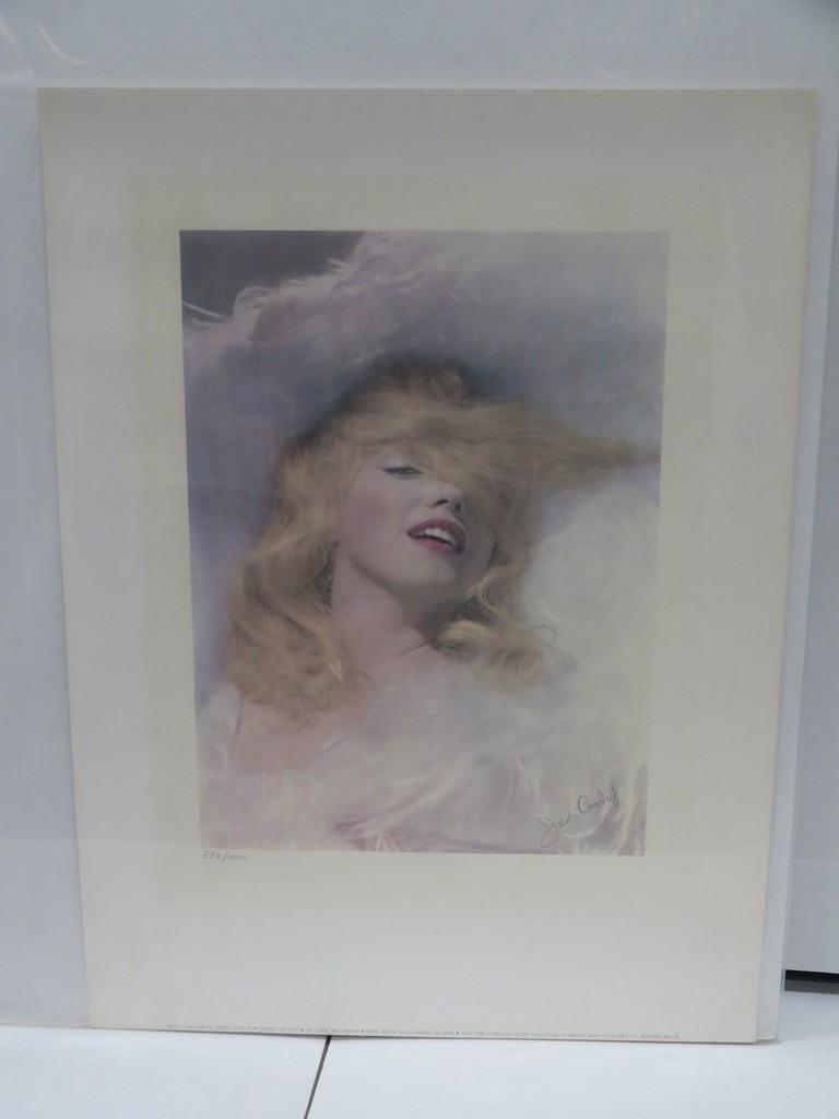 Marilyn Monroe Jack Cardiff Signed Fine Art Print 1987