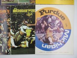 University of Michigan Football Programs Lot of (9) 1973-1977