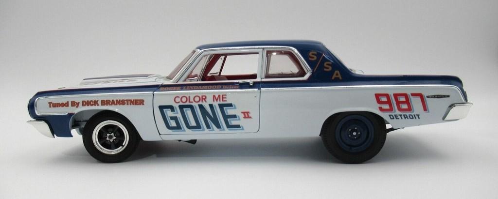 1964 Dodge Diecast Stock Car  1/18 Scale