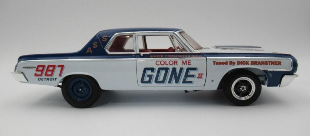 1964 Dodge Diecast Stock Car  1/18 Scale