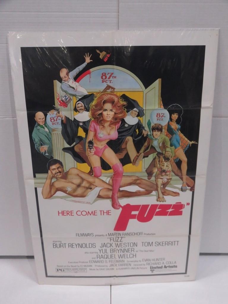 Here Come The Fuzz 1972 Burt Reynolds One Sheet Poster